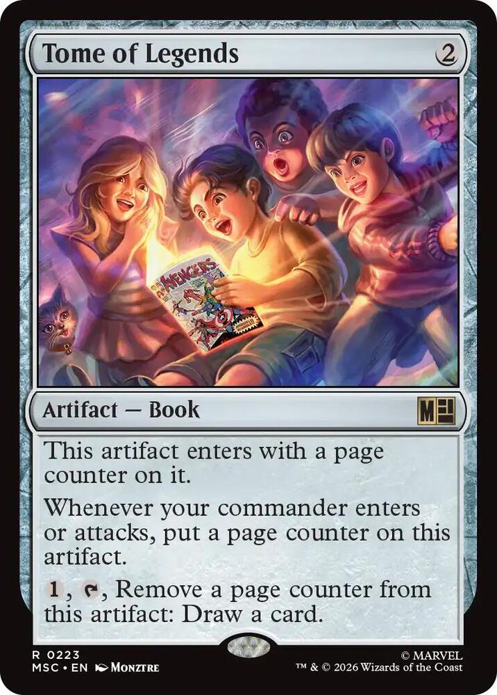 Tome of Legends (Surge Foil) — Commander: Marvel Super Heroes