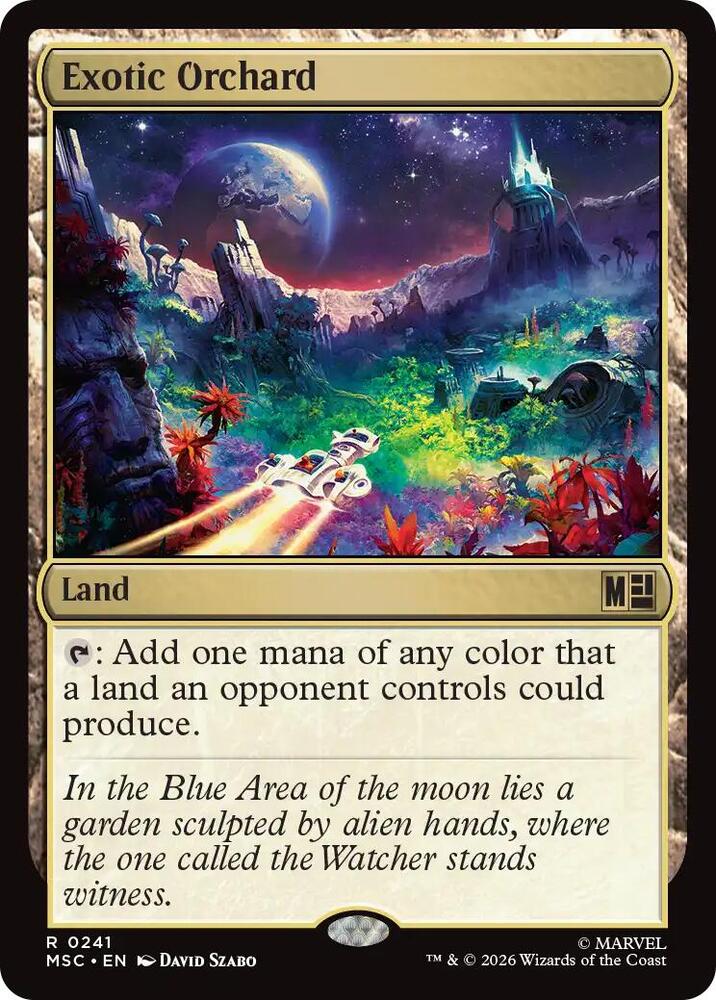 Exotic Orchard (Surge Foil) — Commander: Marvel Super Heroes