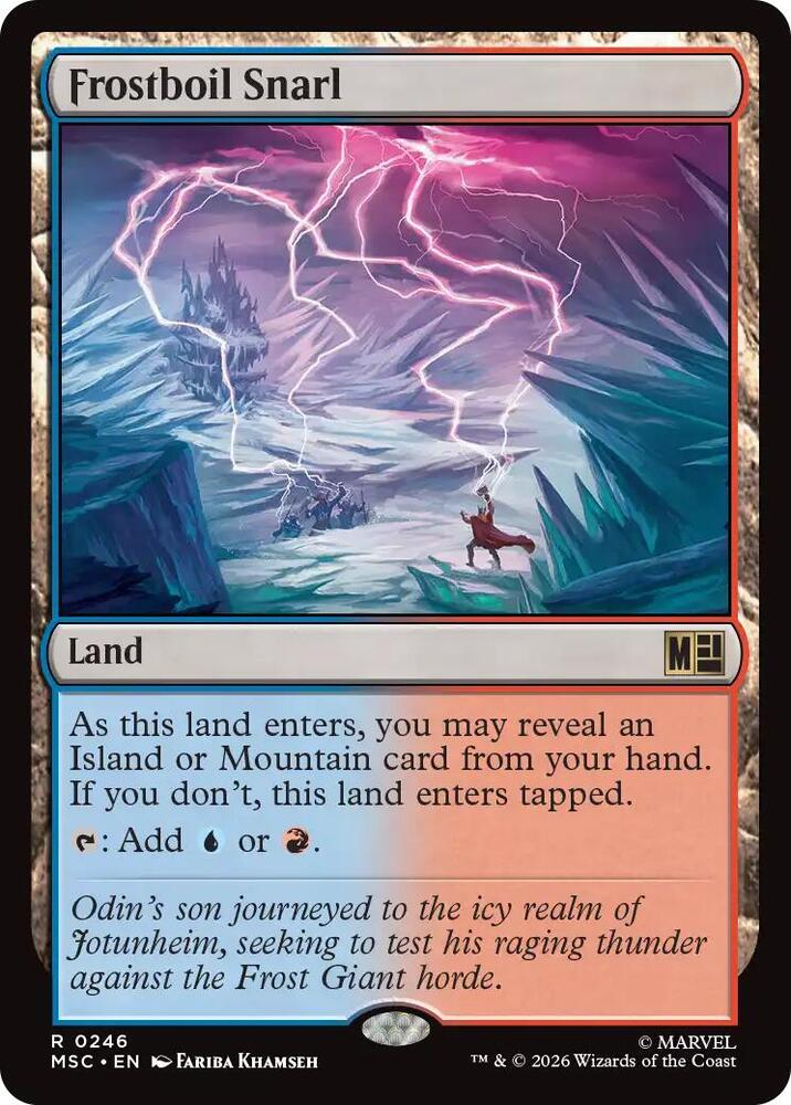 Frostboil Snarl (Surge Foil) — Commander: Marvel Super Heroes