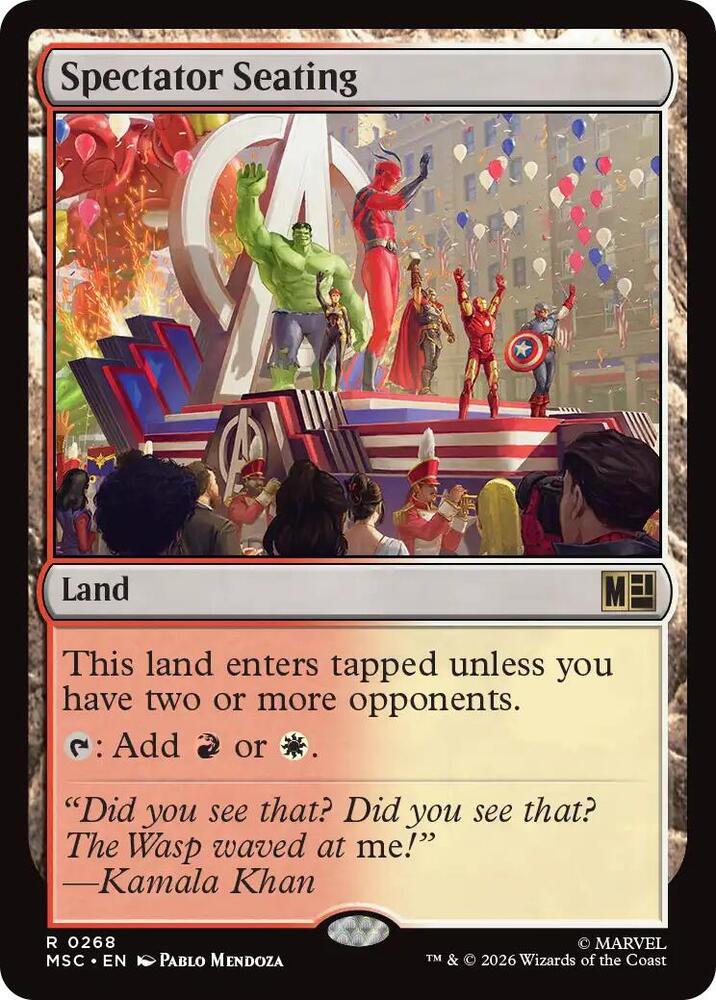 Spectator Seating (Surge Foil) — Commander: Marvel Super Heroes