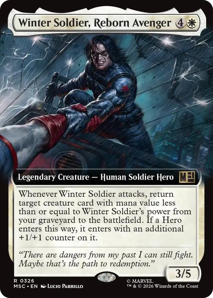 Winter Soldier, Reborn Avenger (Extended Art) — Commander: Marvel Super Heroes
