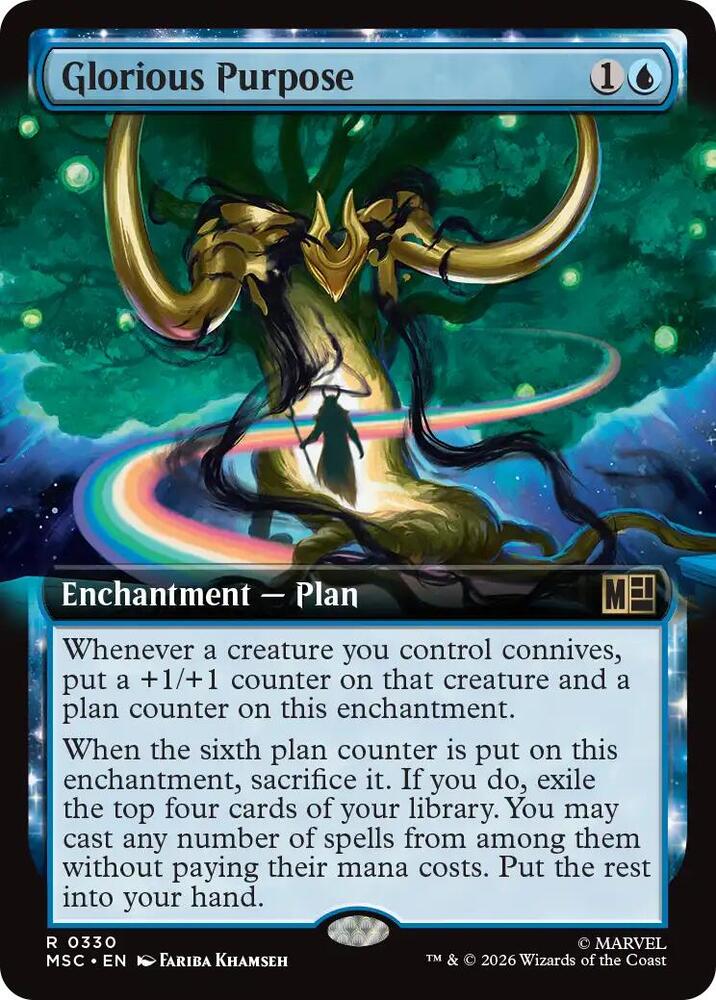 Glorious Purpose (Extended Art) — Commander: Marvel Super Heroes