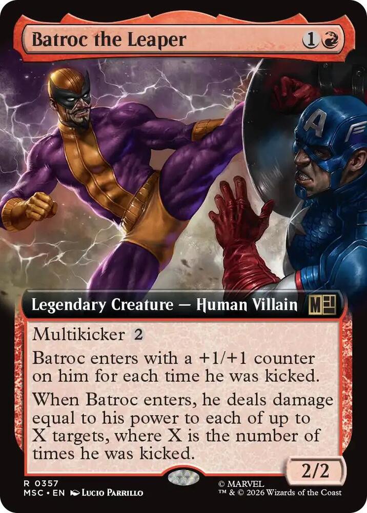 Batroc the Leaper (Extended Art) — Commander: Marvel Super Heroes