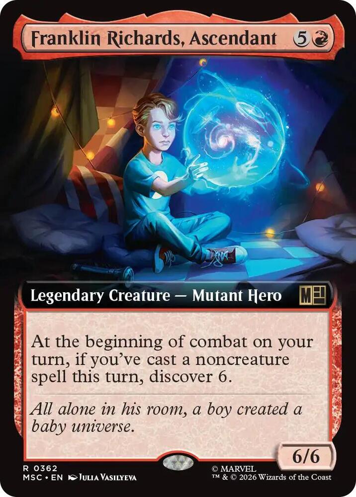 Franklin Richards, Ascendant (Extended Art) — Commander: Marvel Super Heroes