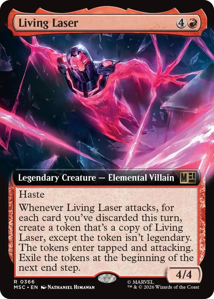 Living Laser (Extended Art) — Commander: Marvel Super Heroes