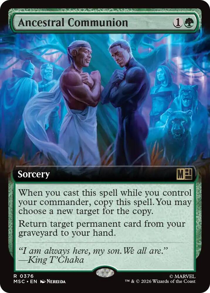 Ancestral Communion (Extended Art) — Commander: Marvel Super Heroes