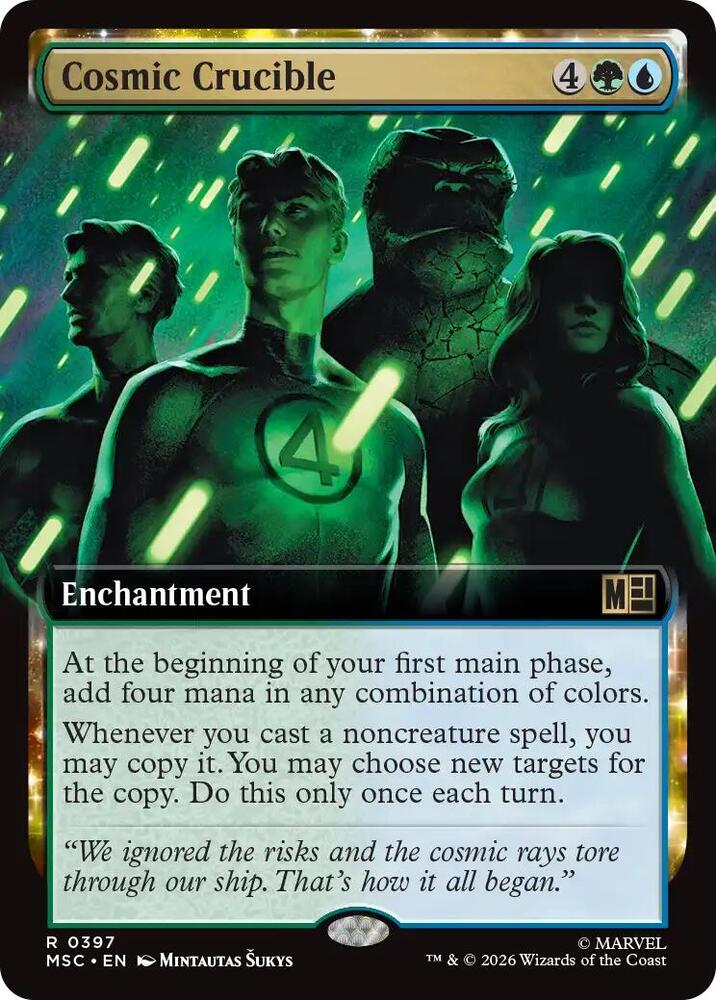 Cosmic Crucible (Extended Art) — Commander: Marvel Super Heroes
