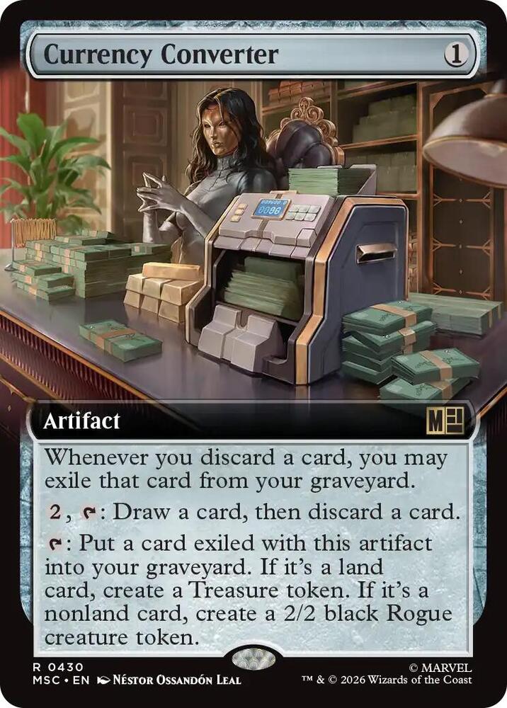 Currency Converter (Extended Art) — Commander: Marvel Super Heroes