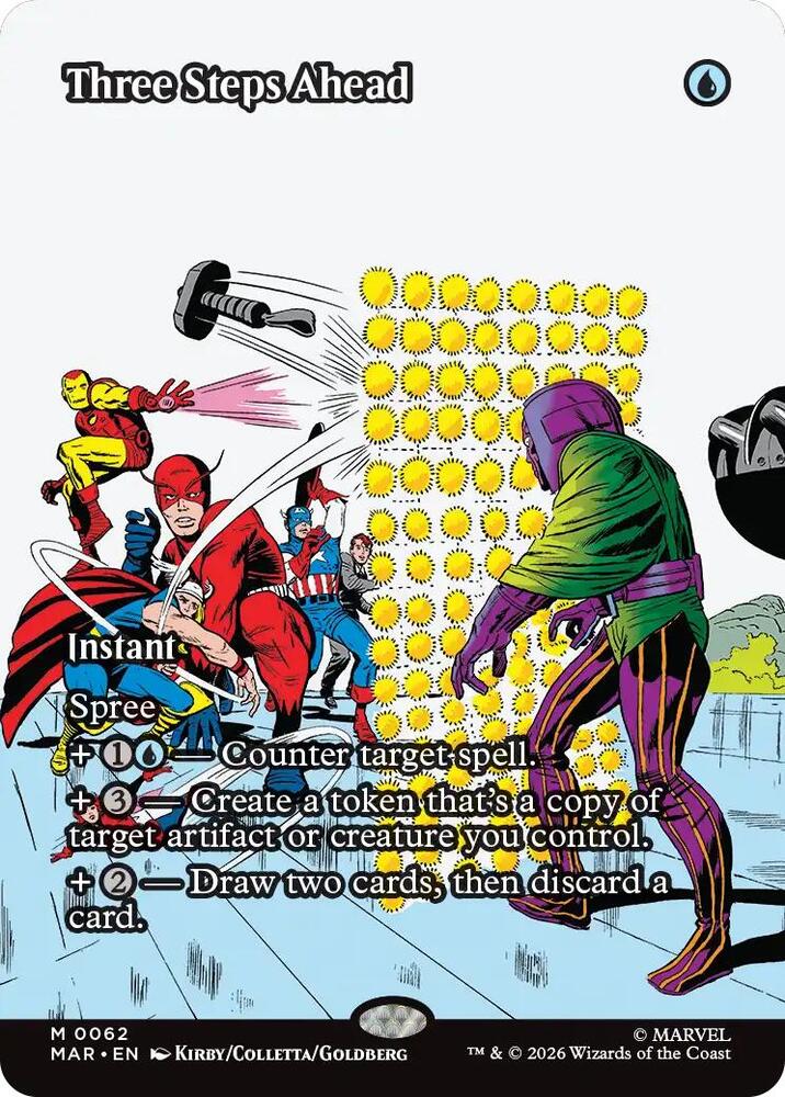 Three Steps Ahead (Borderless) — Marvel Universe Eternal-Legal