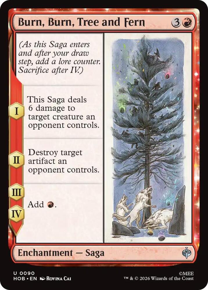Burn, Burn, Tree and Fern — The Hobbit