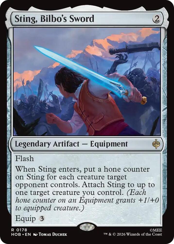 Sting, Bilbo's Sword — The Hobbit