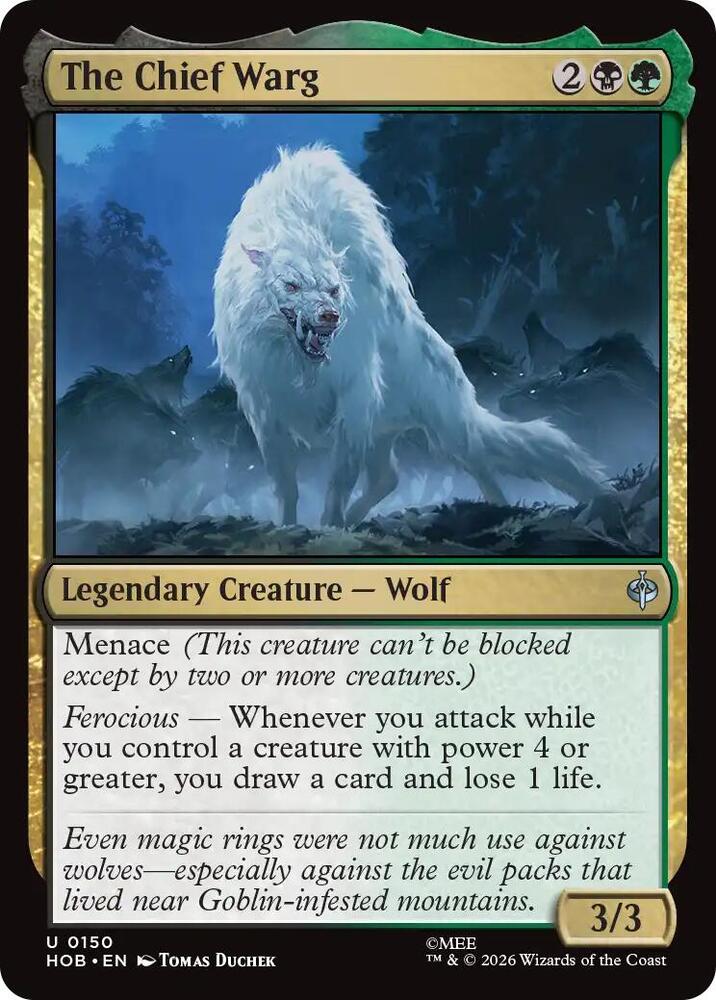 The Chief Warg — The Hobbit
