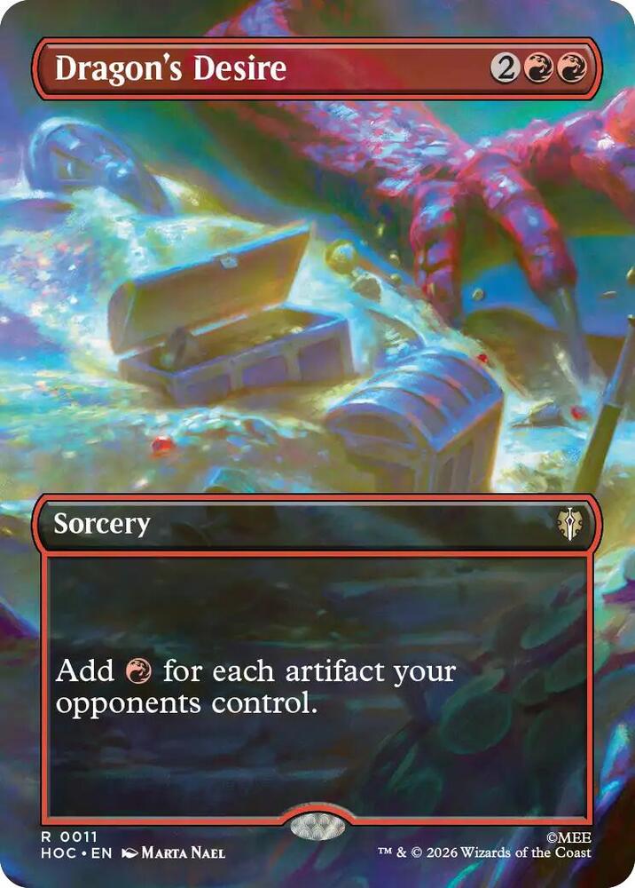 Dragon's Desire (Borderless) — The Hobbit: Eternal-Legal