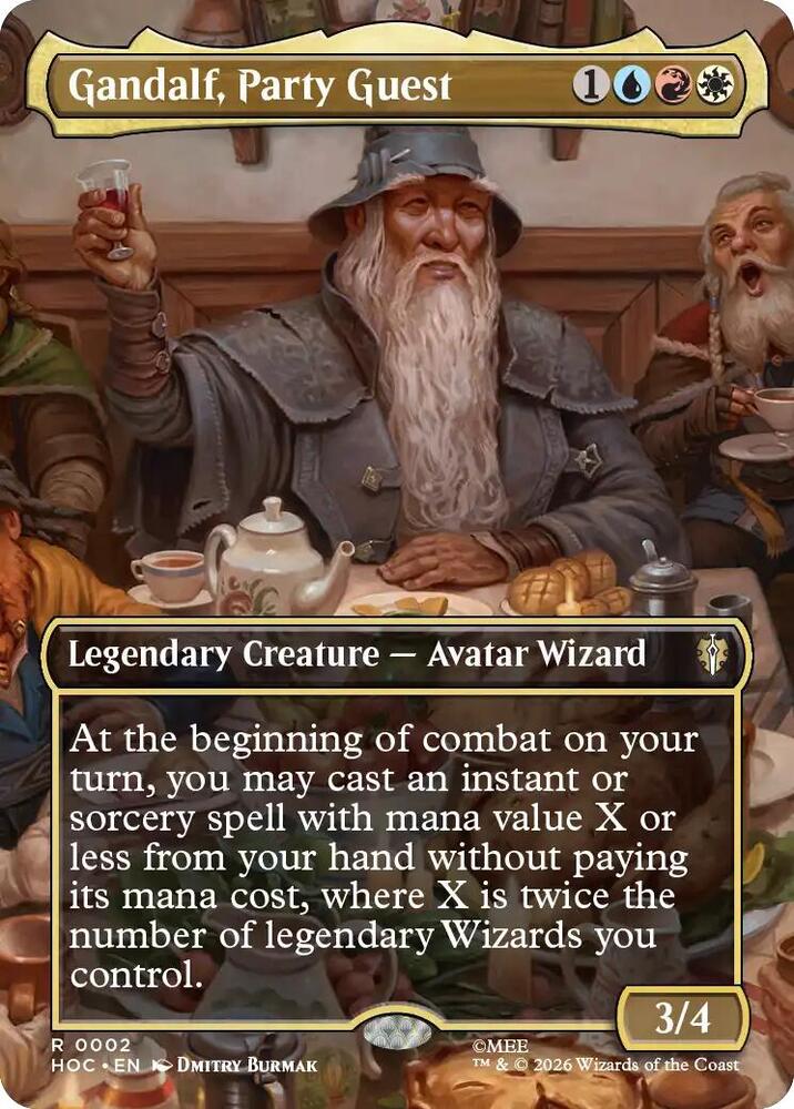 Gandalf, Party Guest (Borderless) — The Hobbit: Eternal-Legal