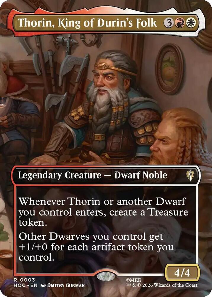 Thorin, King of Durin's Folk (Borderless) — The Hobbit: Eternal-Legal