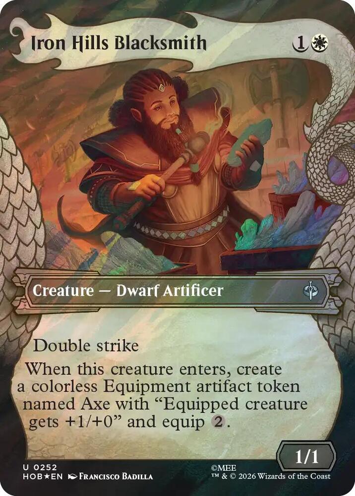 Iron Hills Blacksmith (Showcase) (Surge Foil) — The Hobbit