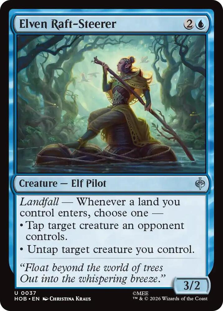 Elven Raft-Steerer — The Hobbit
