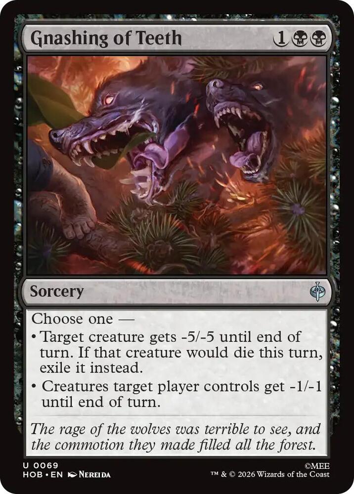 Gnashing of Teeth — The Hobbit