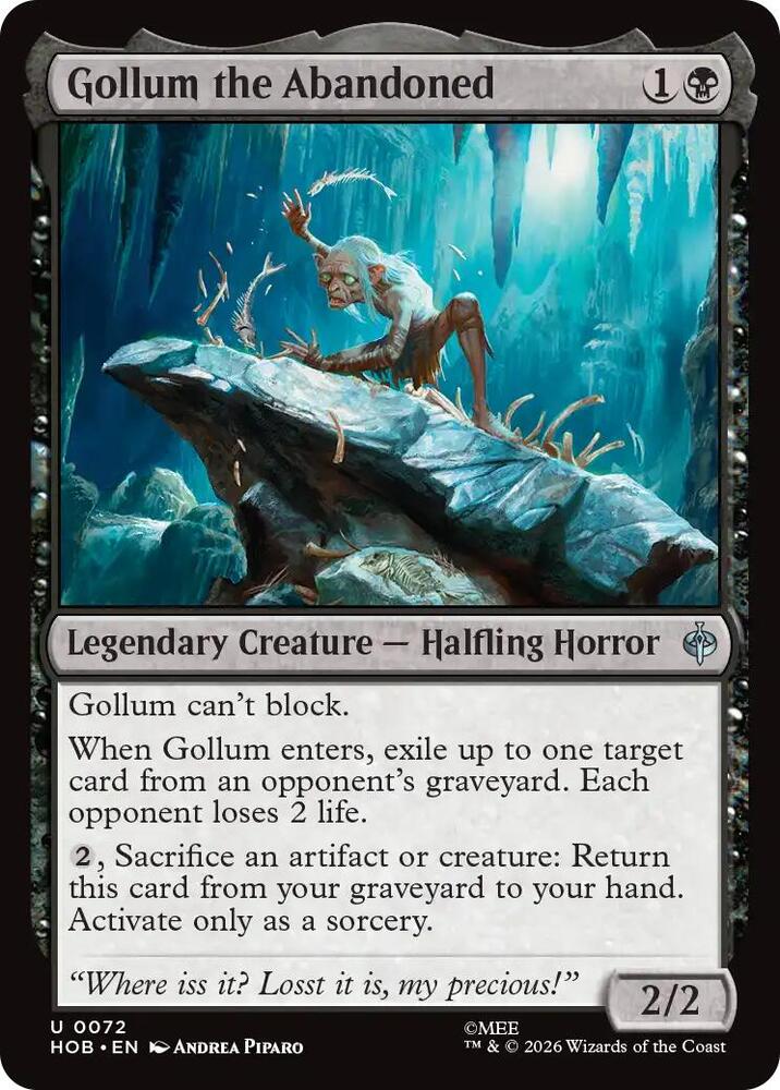 Gollum the Abandoned — The Hobbit