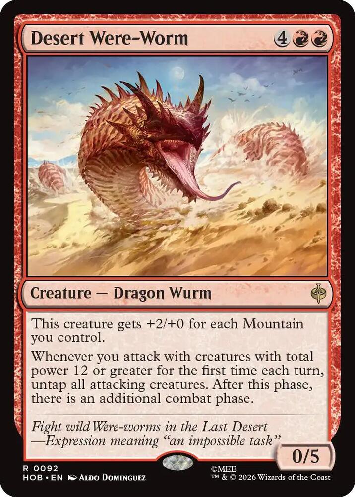 Desert Were-Worm — The Hobbit