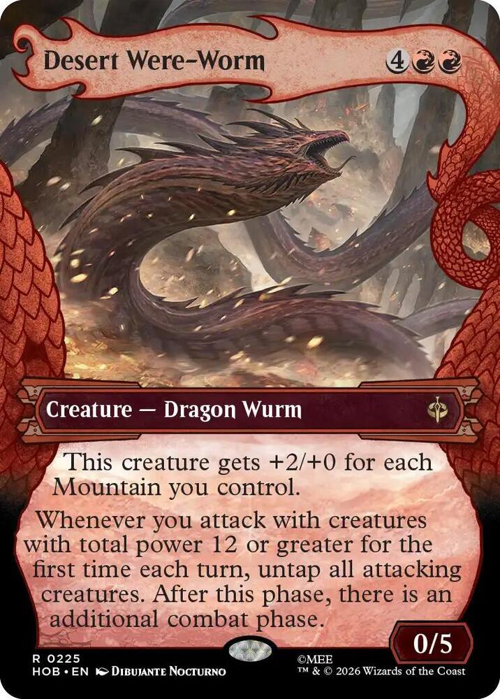 Desert Were-Worm (Showcase) — The Hobbit