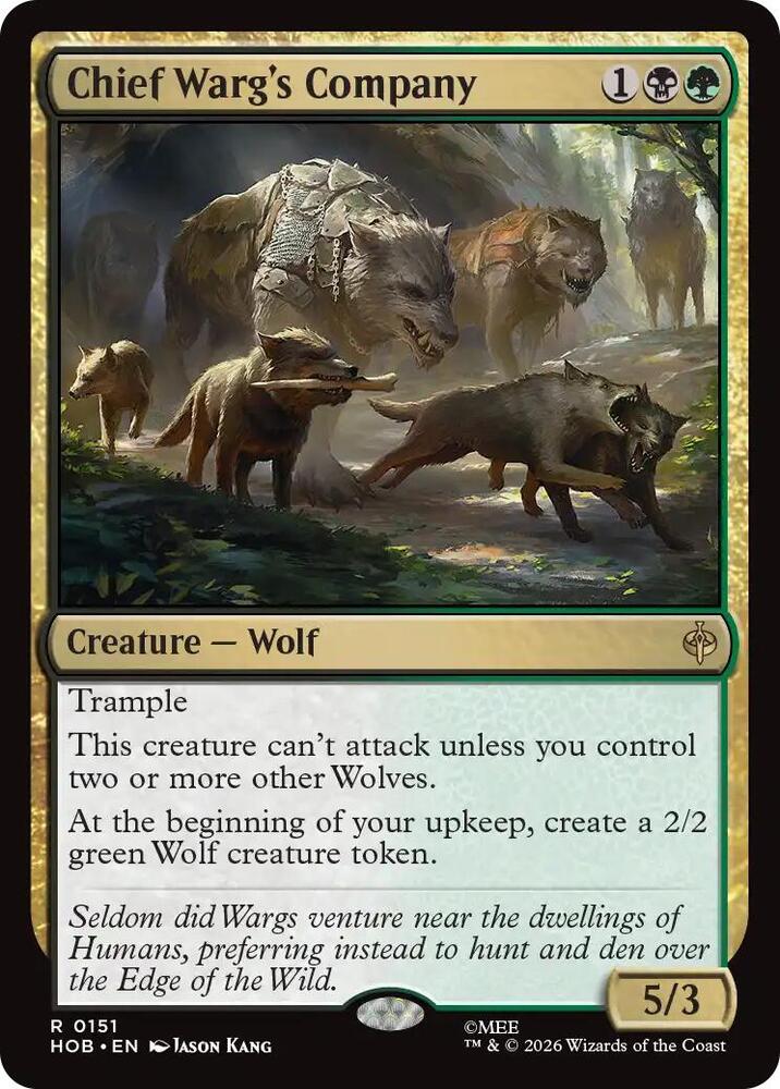 Chief Warg's Company — The Hobbit