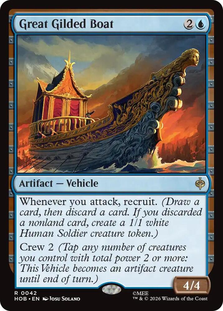 Great Gilded Boat — The Hobbit
