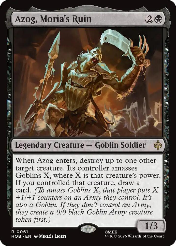 Azog, Moria's Ruin — The Hobbit