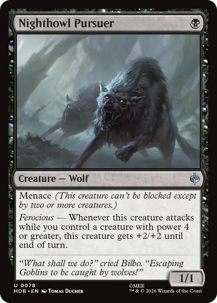 Nighthowl Pursuer — The Hobbit