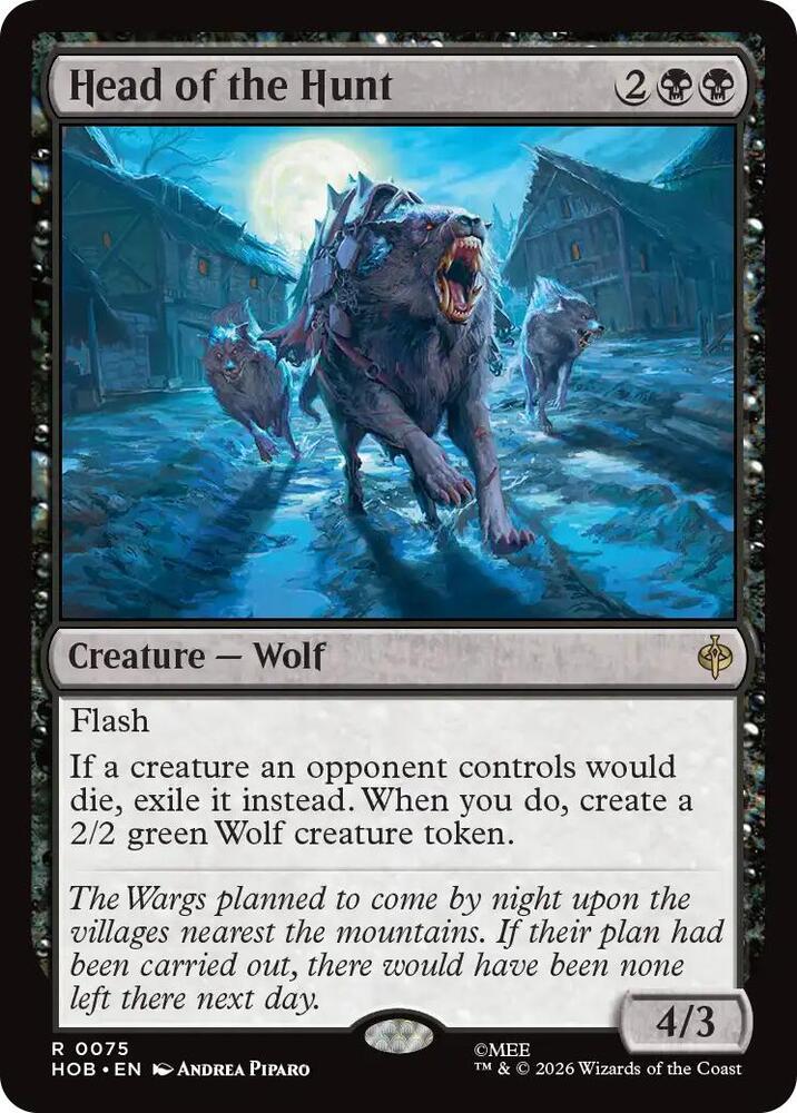 Head of the Hunt — The Hobbit