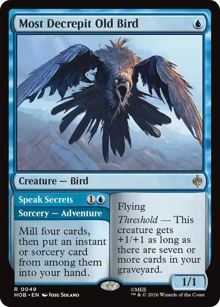 Most Decrepit Old Bird — The Hobbit