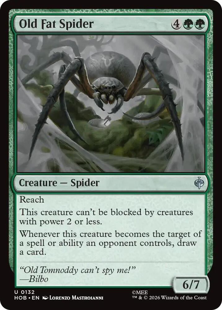 Old Fat Spider — The Hobbit