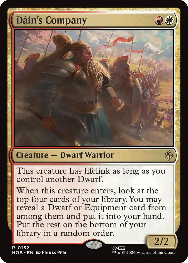 Dain's Company — The Hobbit