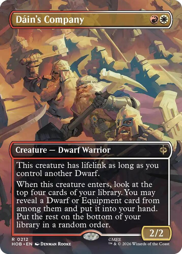 Dain's Company (Borderless) — The Hobbit