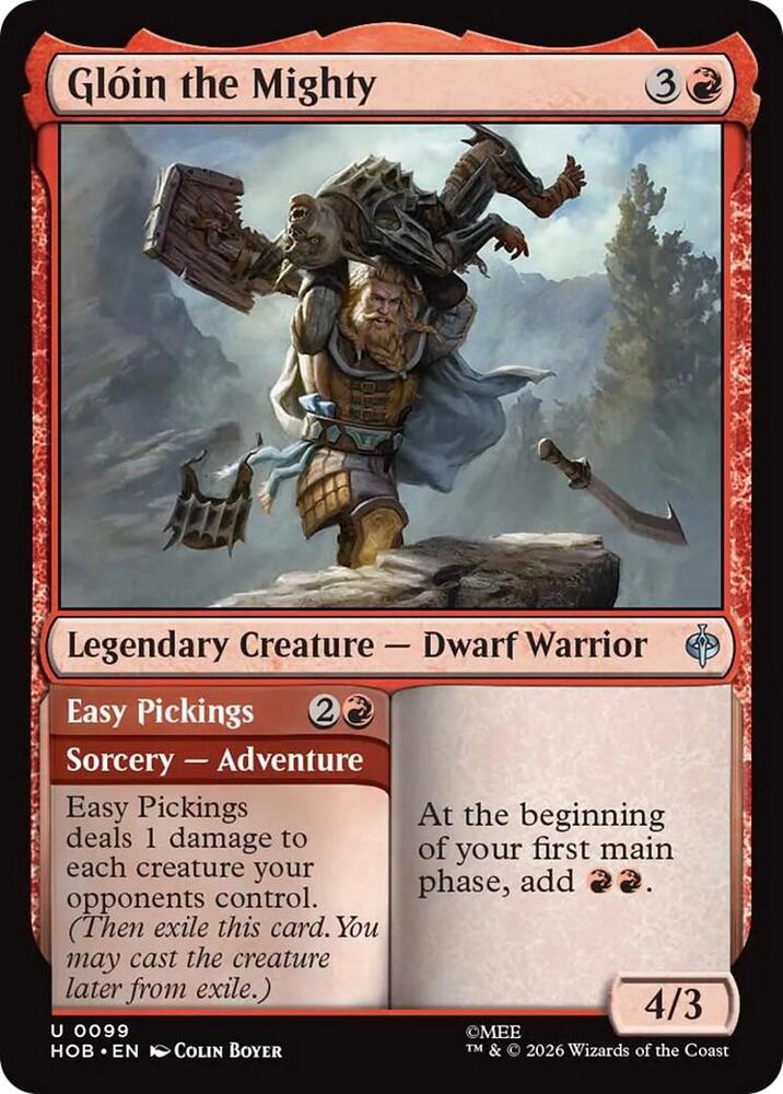 Gloin the Mighty — The Hobbit