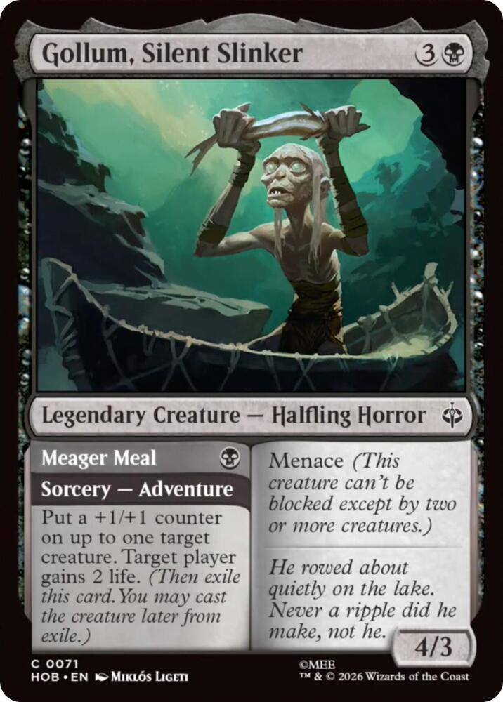 Gollum, Silent Slinker — The Hobbit