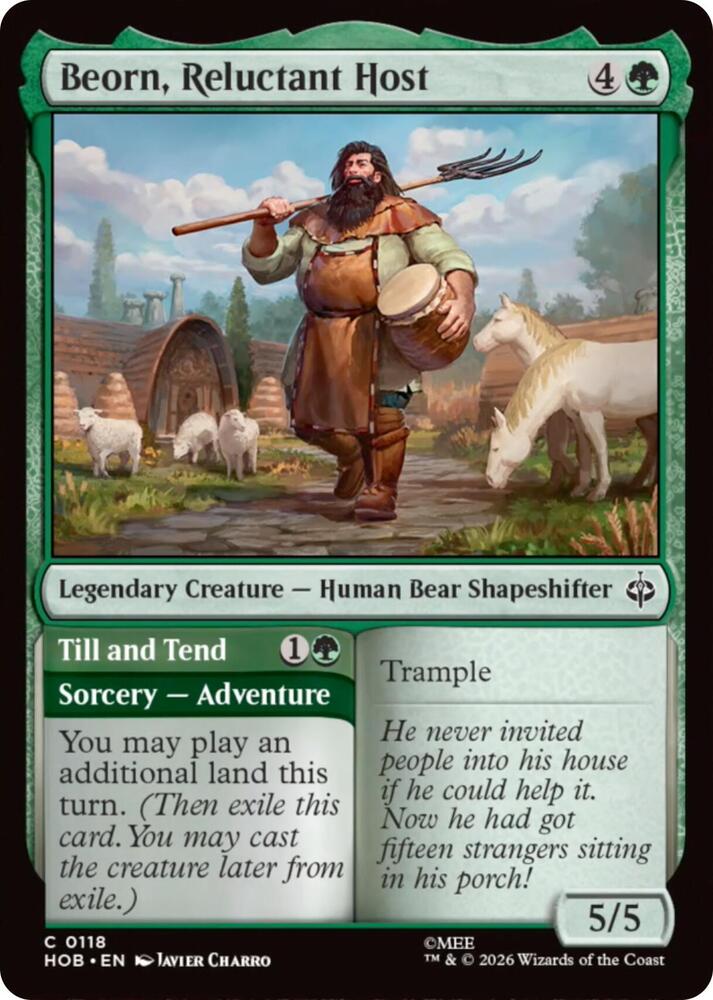 Beorn, Reluctant Host — The Hobbit
