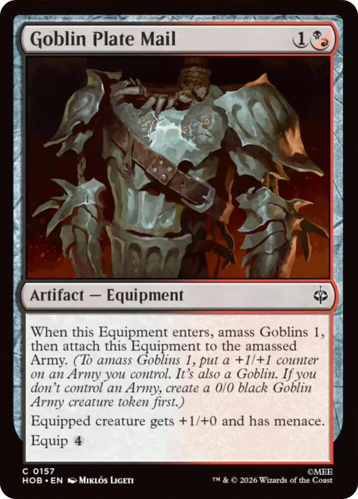 Goblin Plate Mail — The Hobbit