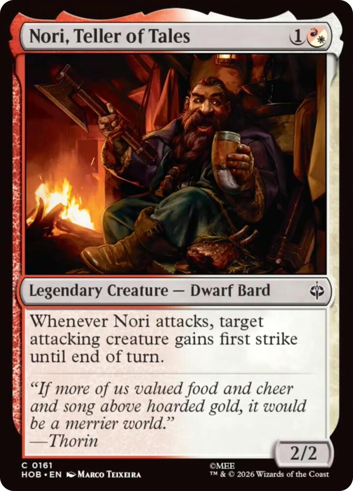 Nori, Teller of Tales — The Hobbit