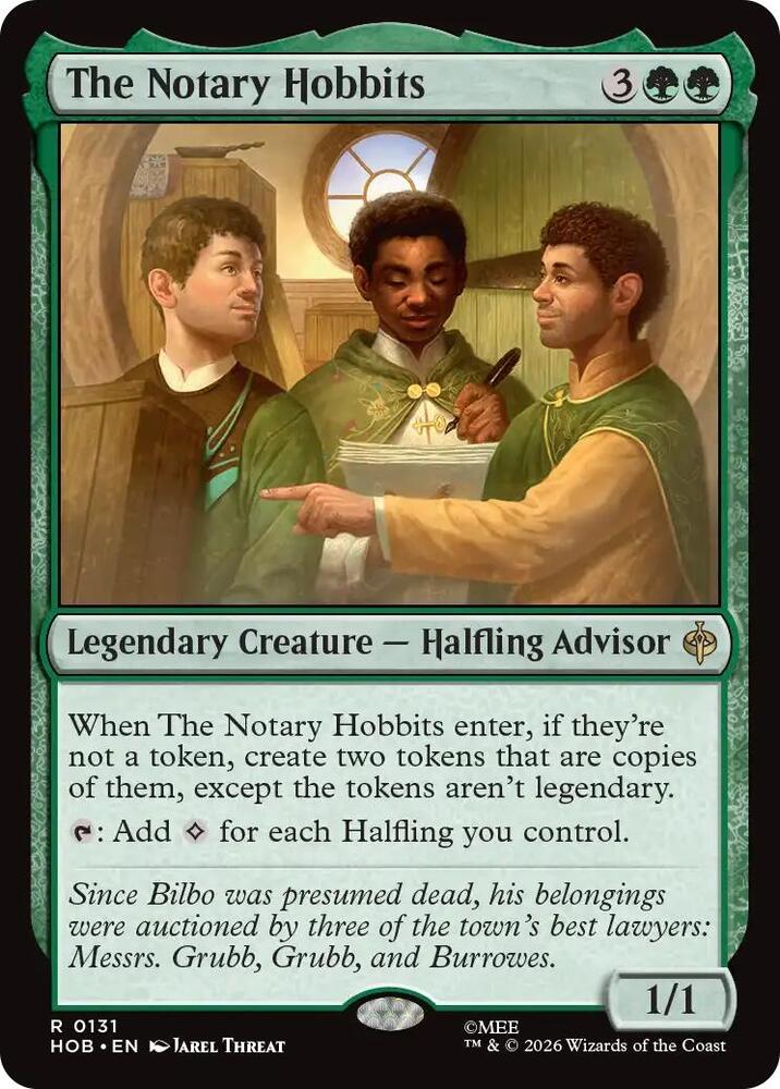 The Notary Hobbits — The Hobbit