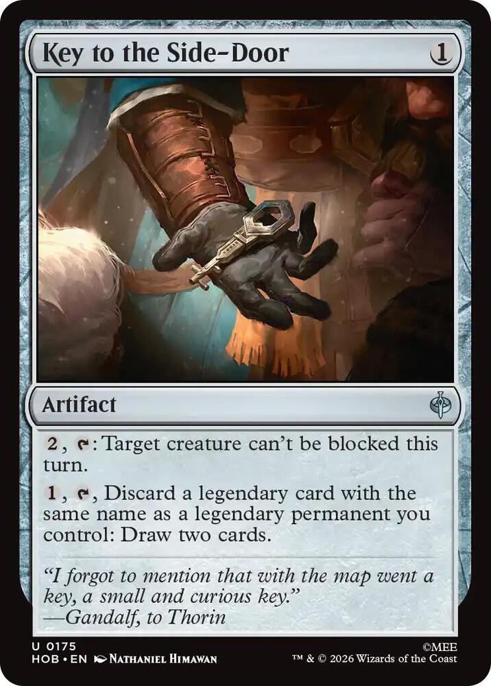 Key to the Side-Door — The Hobbit