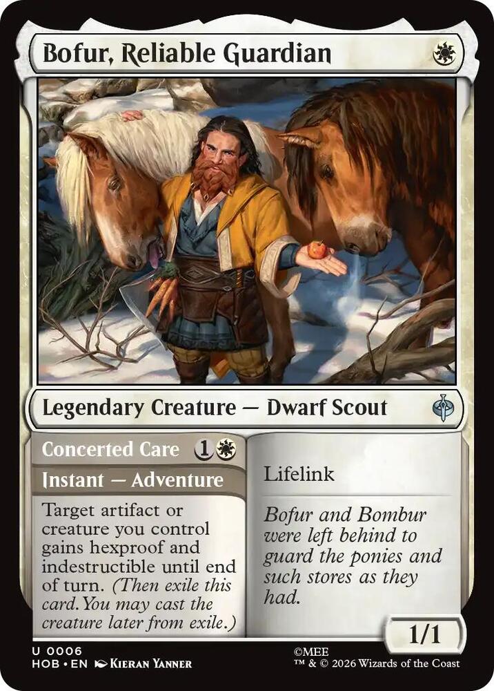 Bofur, Reliable Guardian — The Hobbit