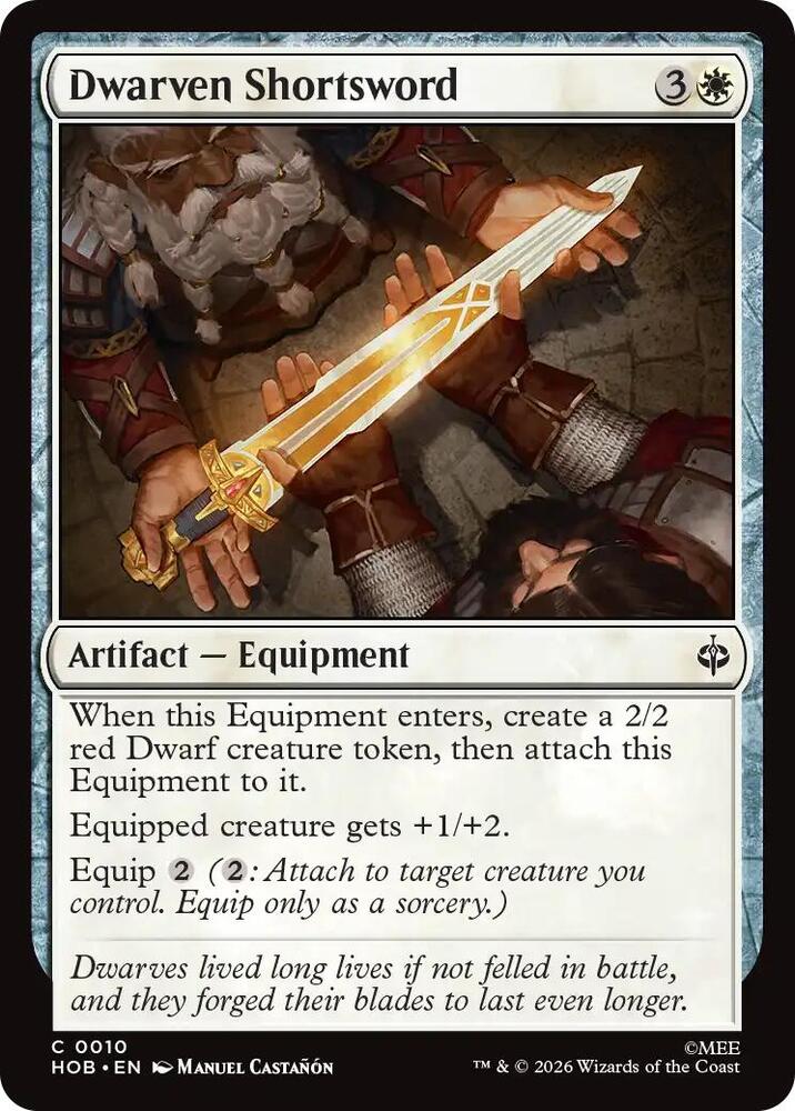 Dwarven Shortsword — The Hobbit