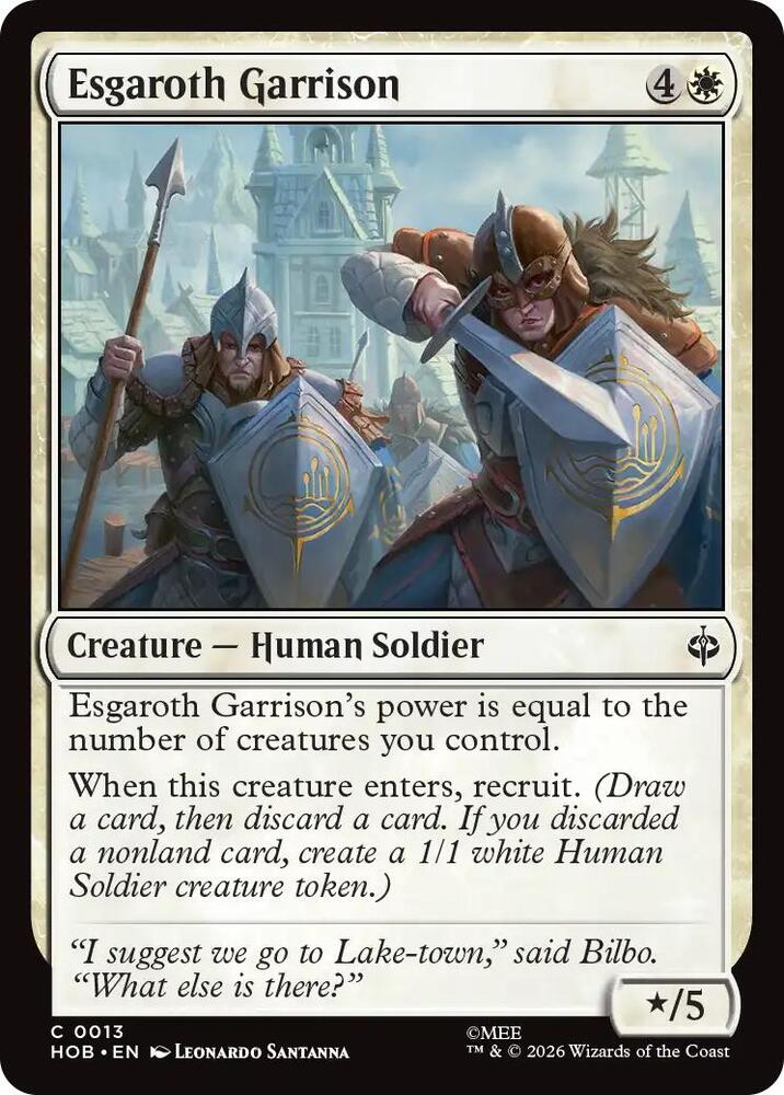 Esgaroth Garrison — The Hobbit