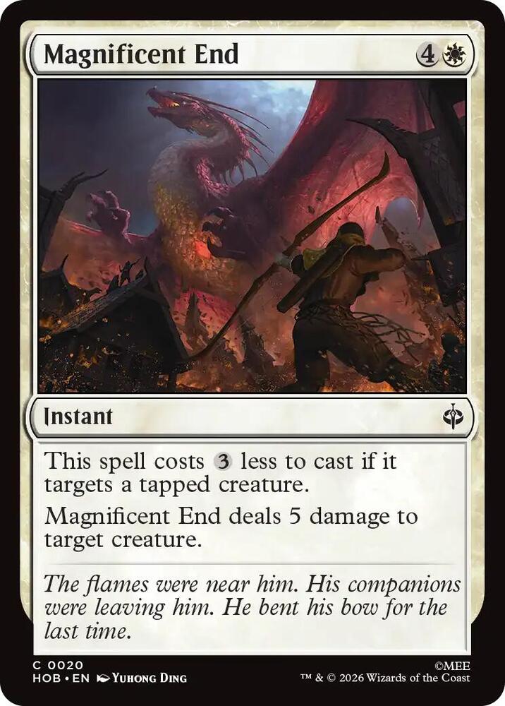Magnificent End — The Hobbit
