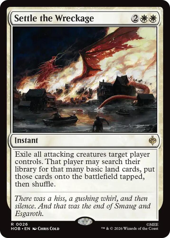Settle the Wreckage — The Hobbit