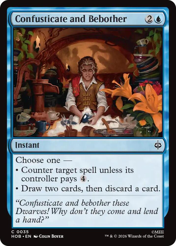 Confusticate and Bebother — The Hobbit