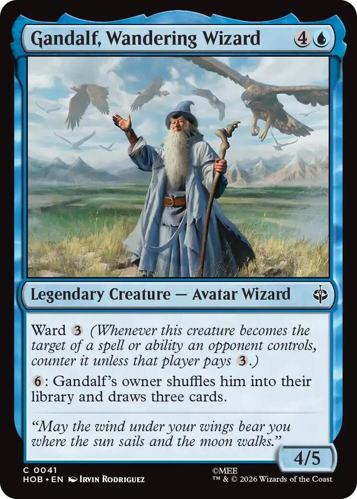 Gandalf, Wandering Wizard — The Hobbit