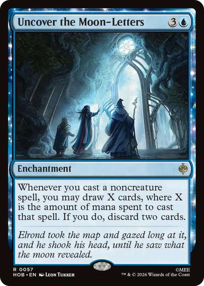 Uncover the Moon-Letters — The Hobbit