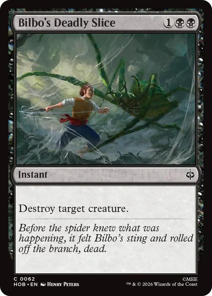 Bilbo's Deadly Slice — The Hobbit